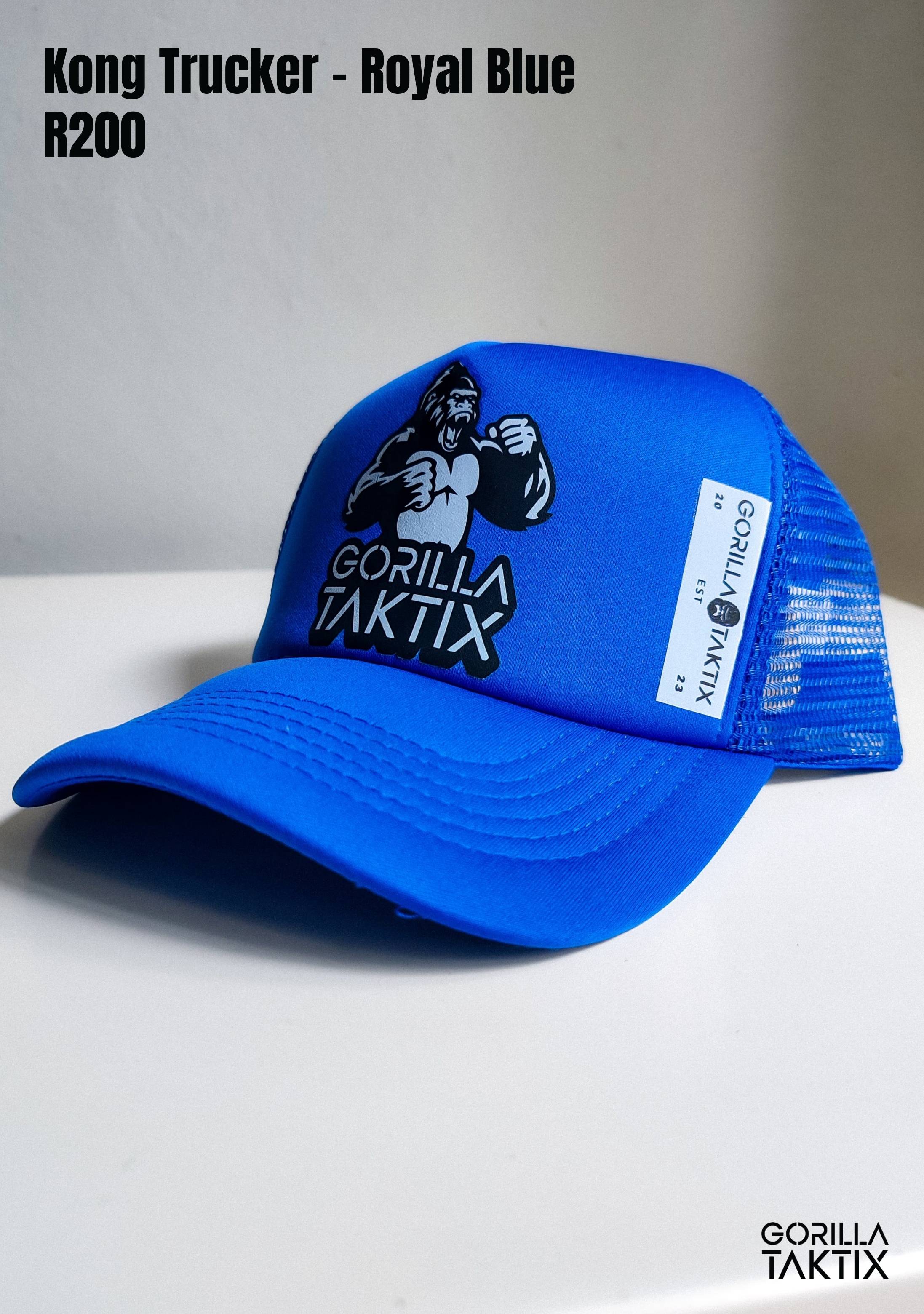 Kong Trucker - YellowTrucker - BlackSpottie - BlackShorts - BlackTee - Black