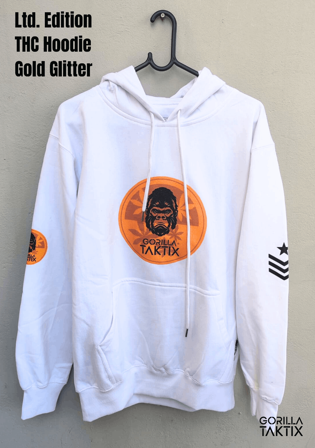 Ltd Addition Hoodie - White & Gold