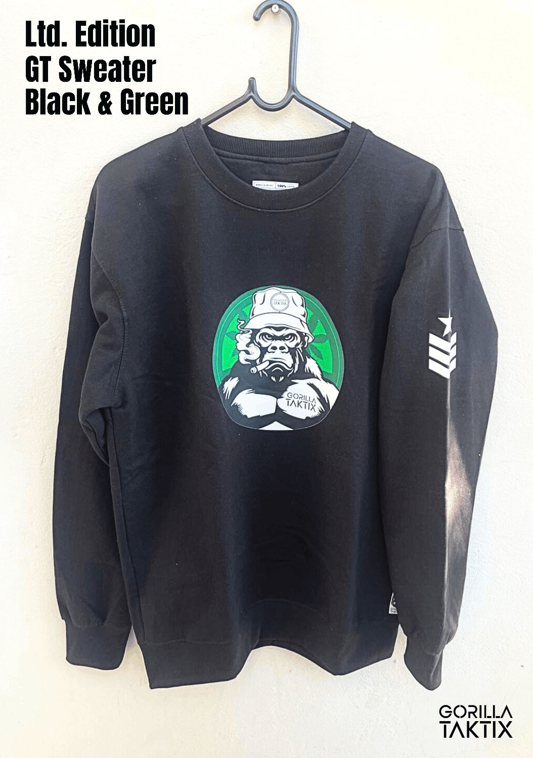 Ltd Addition Sweater - Black & Green
